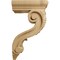 Ekena Millwork 4 1/4"W x 8"D x 13 1/4"H Holmdel Grapes & Vines Corbel, Cherry COR04X08X13HOCH - alternate 2